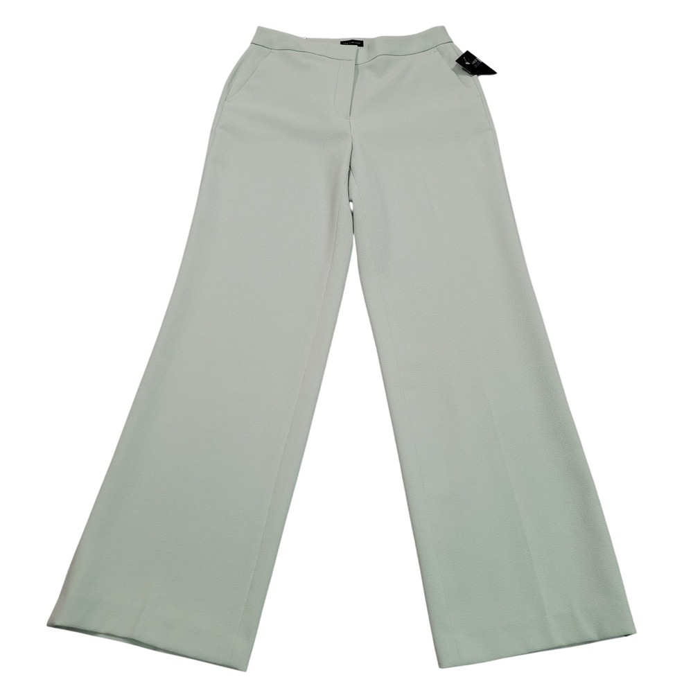 The Limited High-Rise Wide Leg Pants Jade Dusk Green Size 6 NWT‎ Contemporary